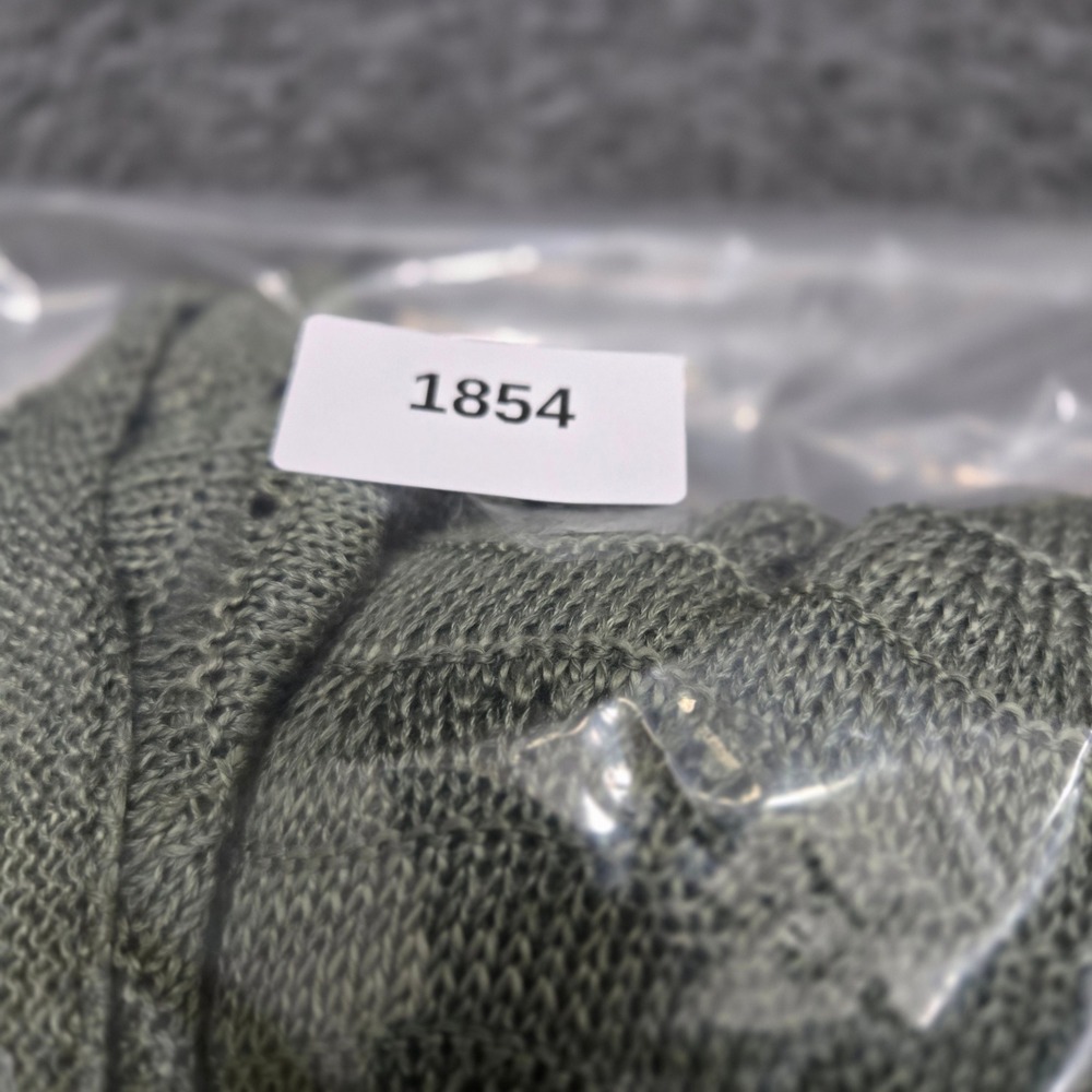 Moral Fiber Duster Cardigan Women 3X Green Open Front Crochet Knit Festival Boho - Picture 8 of 8